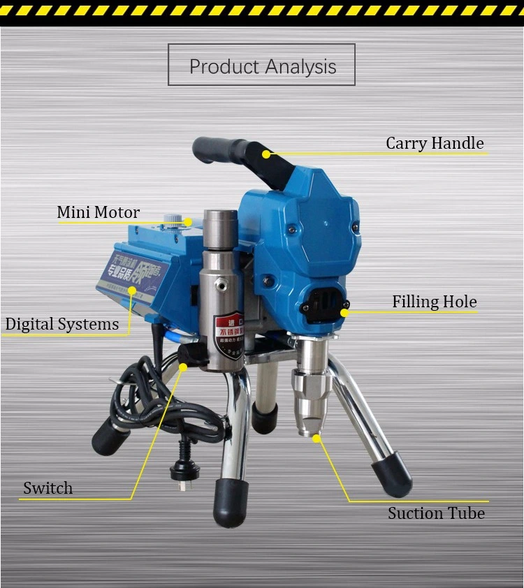 Electric 495 Piston Pressure Airless Paint Sprayer 110V 220V