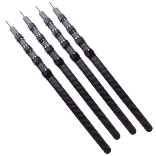 Verlängerungs-Teleskopauslegerarm aus Kohlefaser, Teleskopstange mit Klemmen