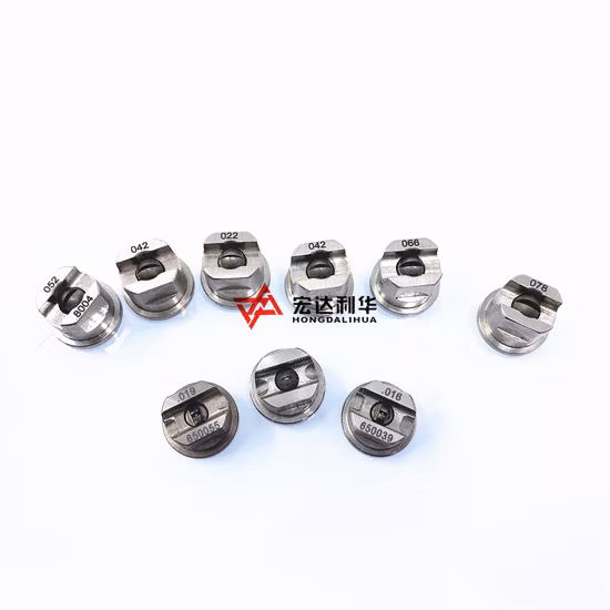  Wolframkarbid-Flachsprühdüsen Tc-Spitzen.  43.31.52